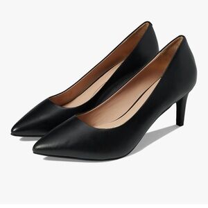 Cole Haan kitten heels 2” Classic Black Women's Pumps soft black leather